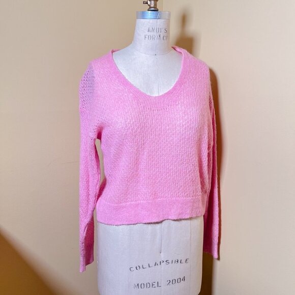Mango Womens Sweater Light Pink Size S - Picture 3 of 8